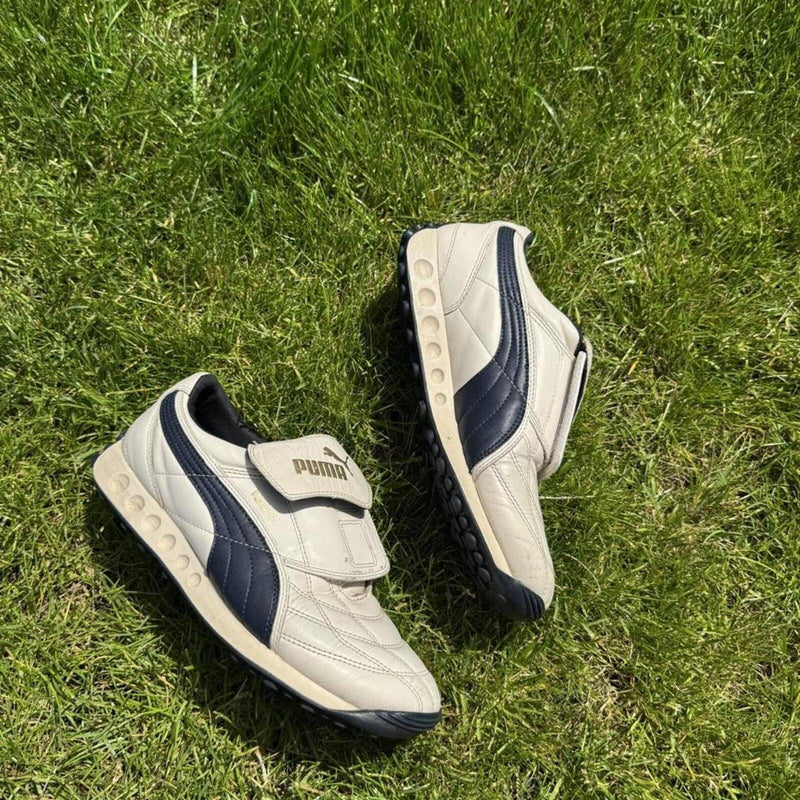 Vintage 2008 Puma v1.08 Astro Turf Football Trainers – Black & White – Size UK 7