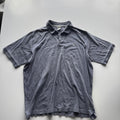 Vintage Nike Embroidered Swoosh Piqué Polo Shirt – Black – Size XXL – George's Vintage
