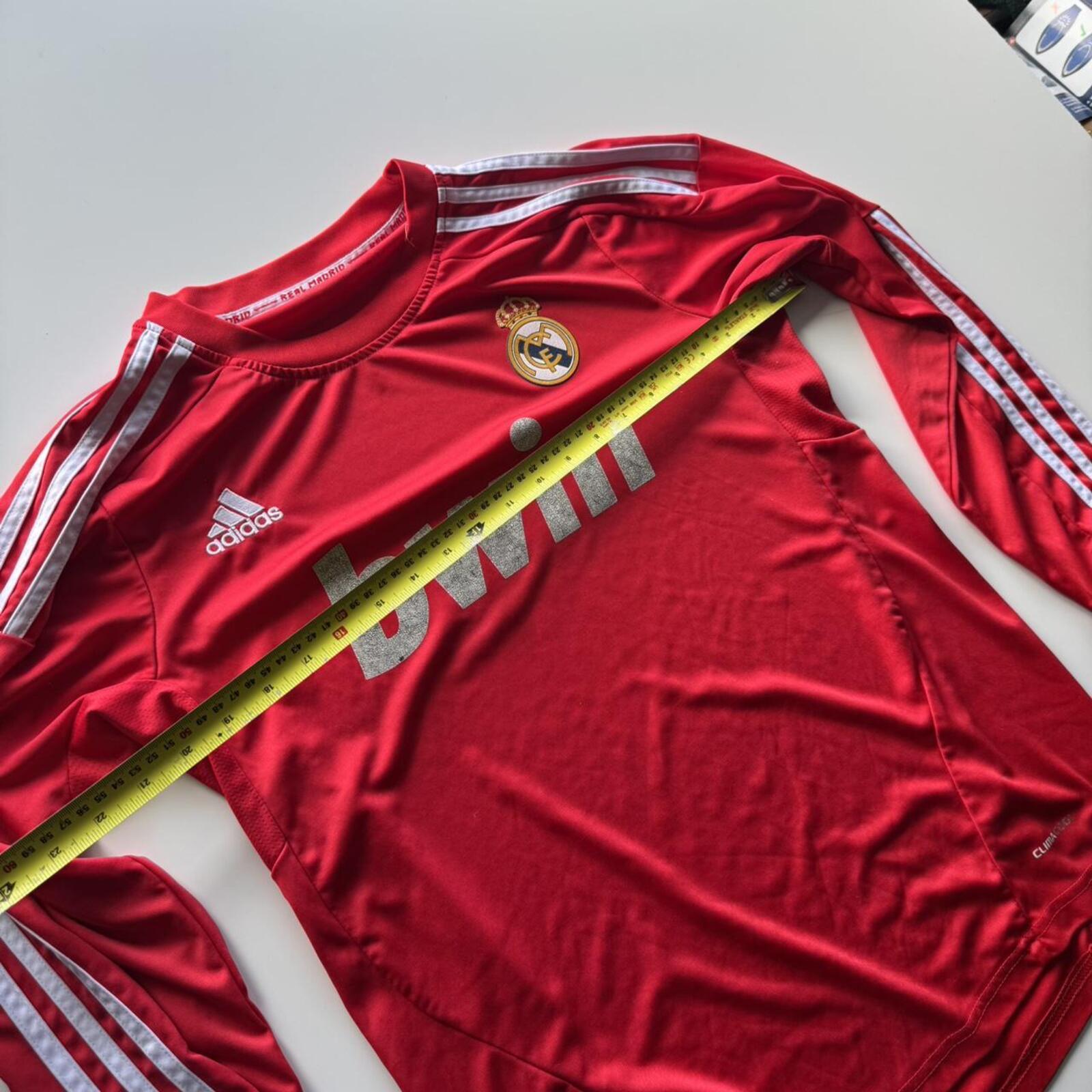 Adidas Real Madrid Red Benzema #9 Long Sleeve Shirt
