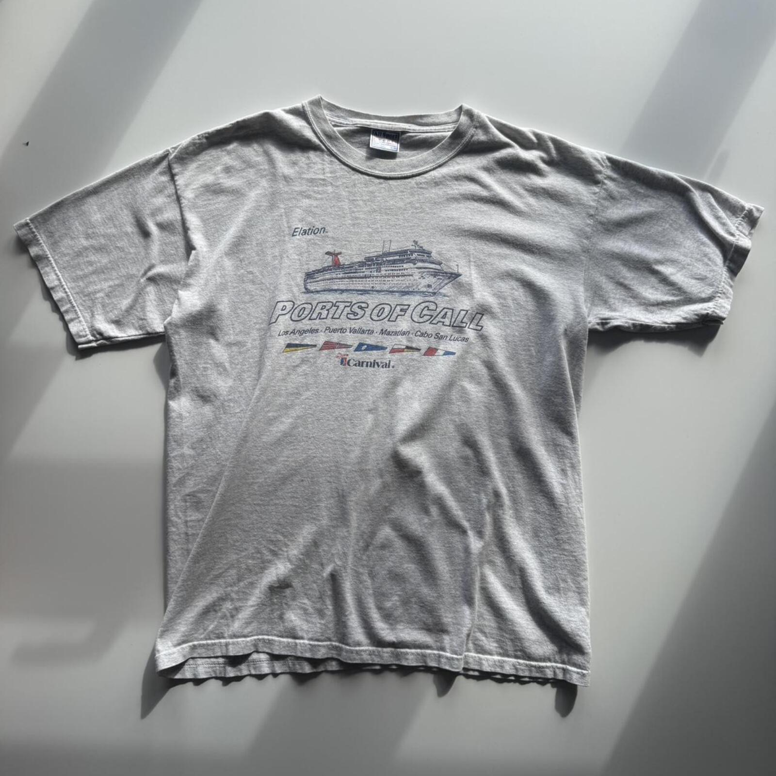 Vintage Carnival “Ports Of Call” Cruise T-Shirt