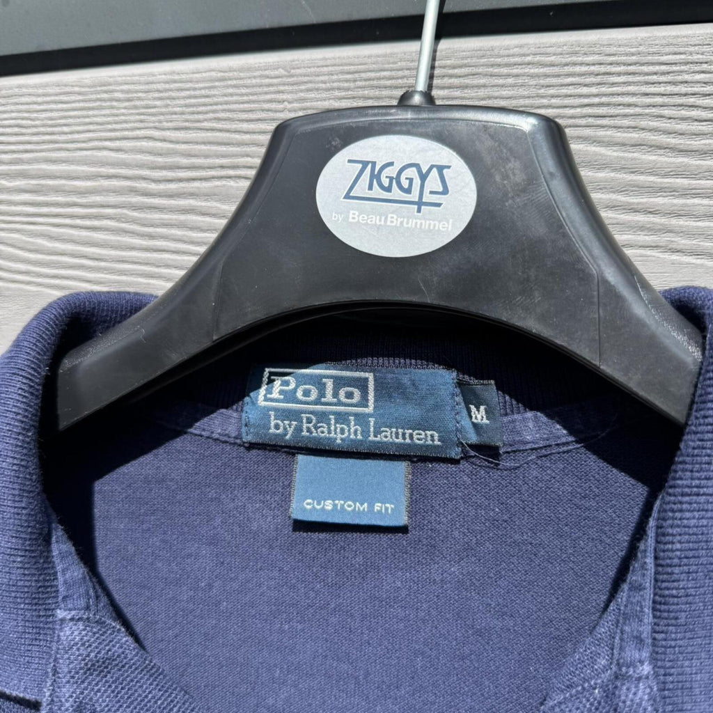 Polo Ralph Lauren Navy Polo Shirt – Custom Fit (M)
