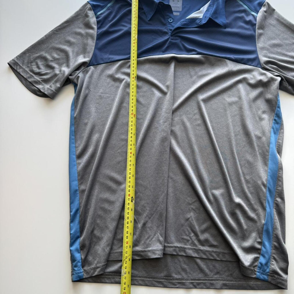 Oakley Performance Polo Shirt Blue/Grey