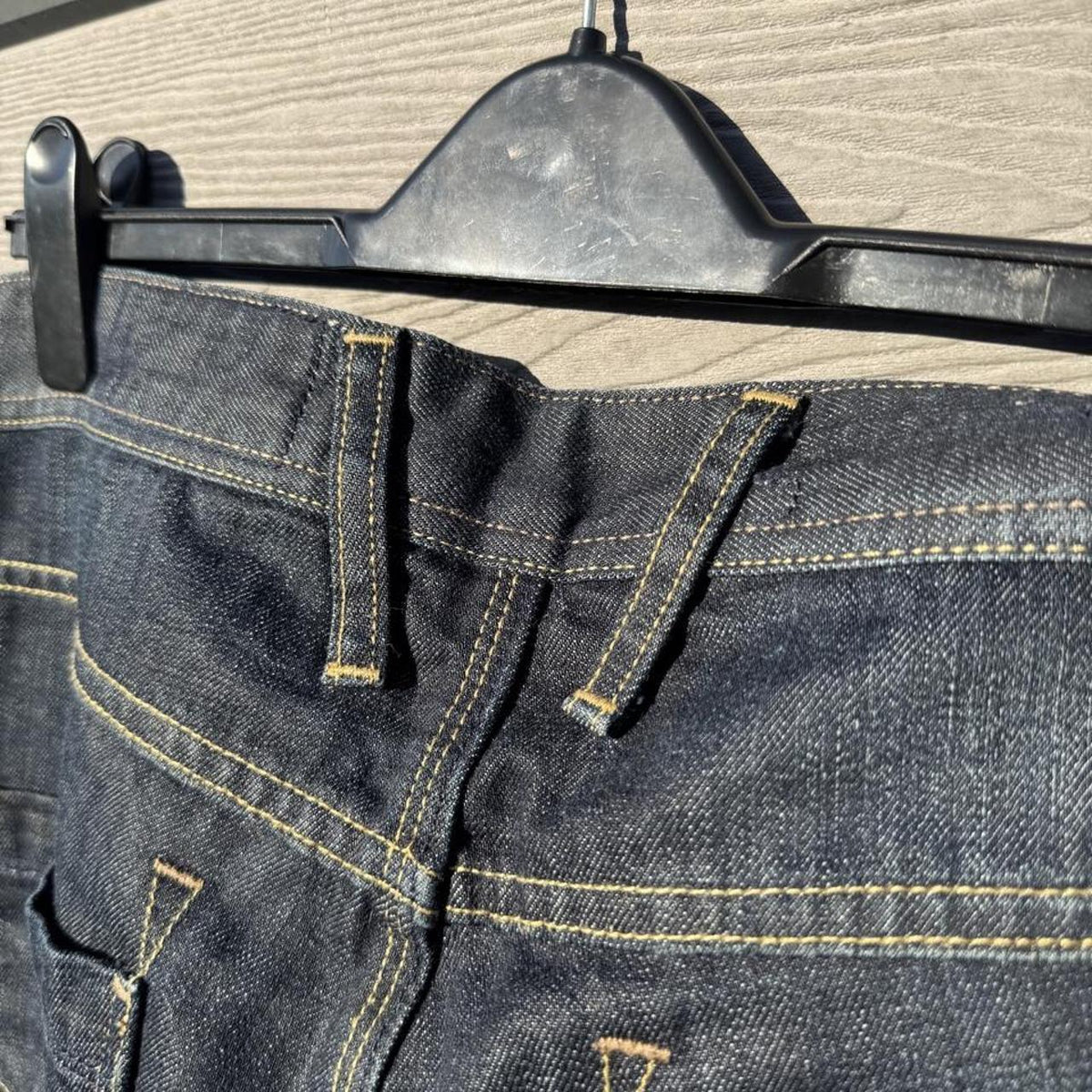 Vintage Y2K Next Loose Tapered Washed Indigo Denim Jeans – Size W34 – Image 8 – George's Vintage