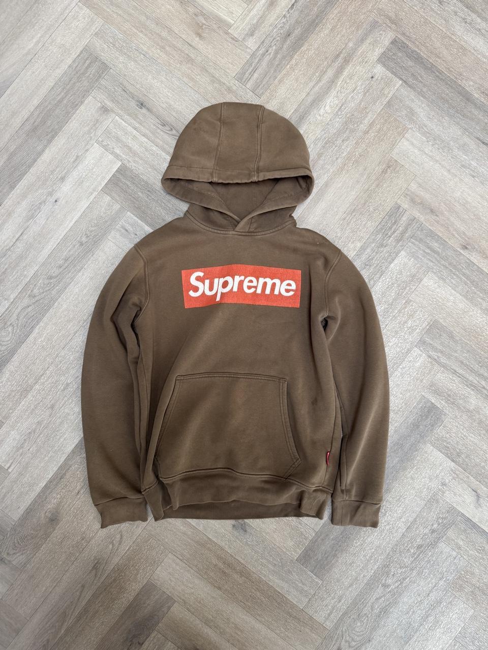 Vintage 90s Supreme Grip Box Logo Heavyweight Pullover Hoodie – Grey – Size L – George's Vintage