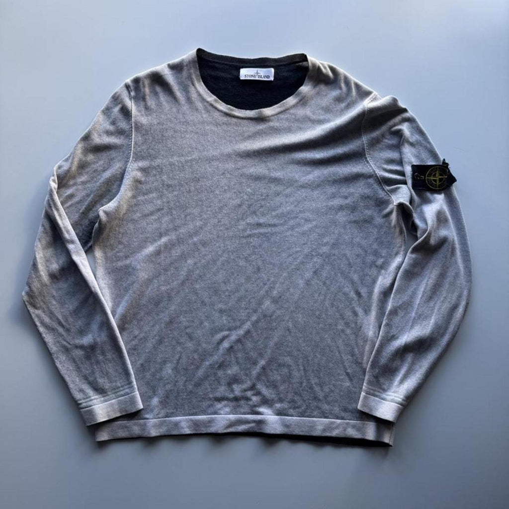 Stone Island hand sprayed 2016 (grey/black)  Knit Jumper