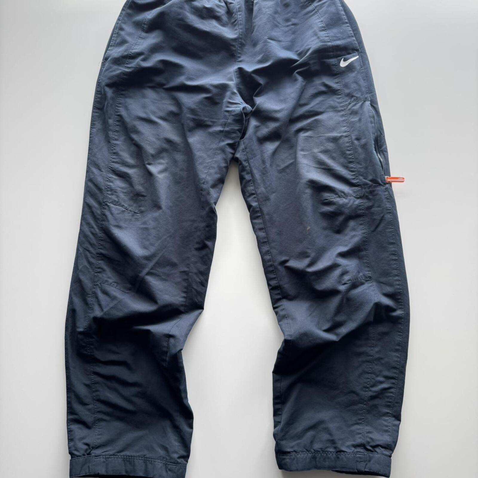 Nike Navy Track Pants / Shell Bottoms
