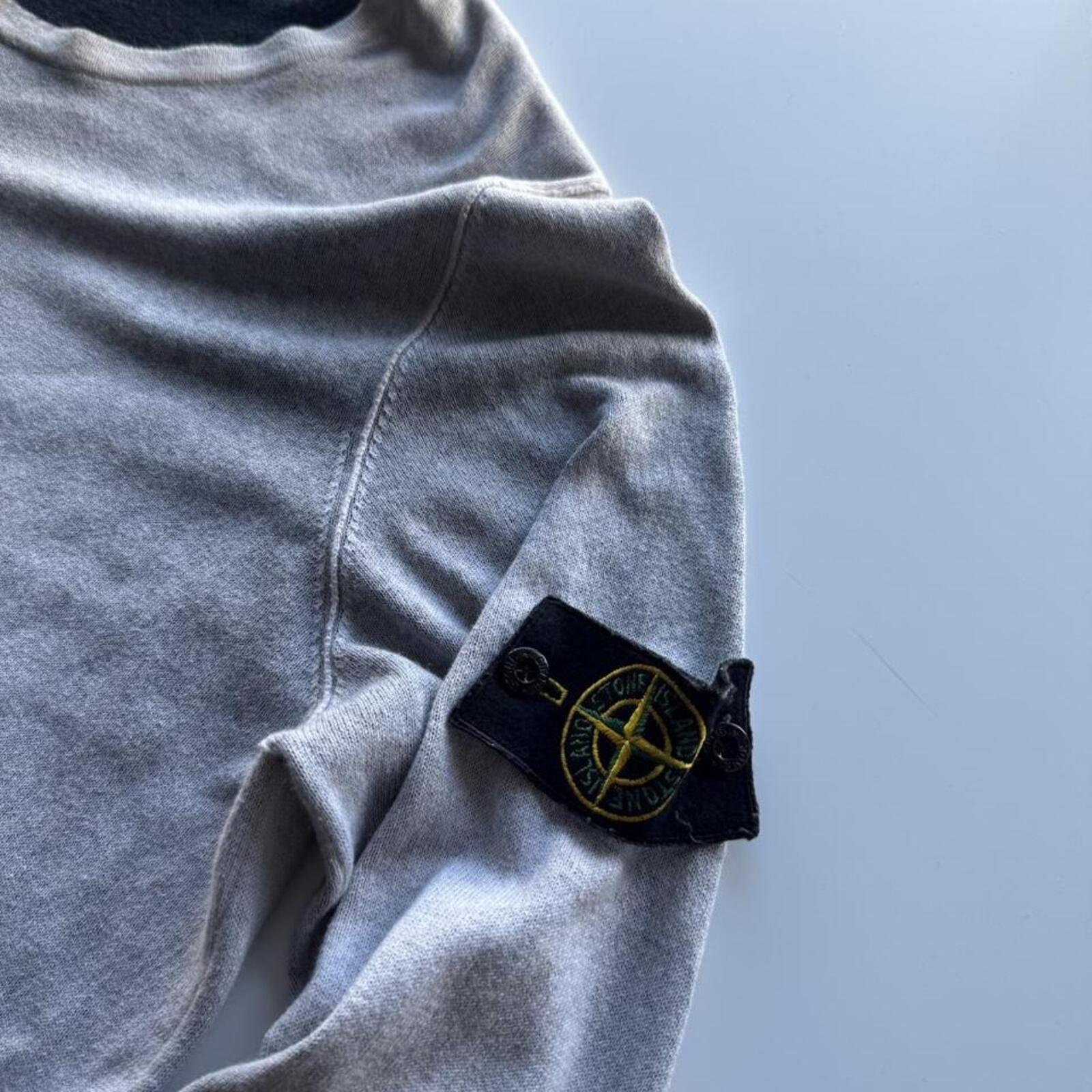 Stone Island hand sprayed 2016 (grey/black)  Knit Jumper
