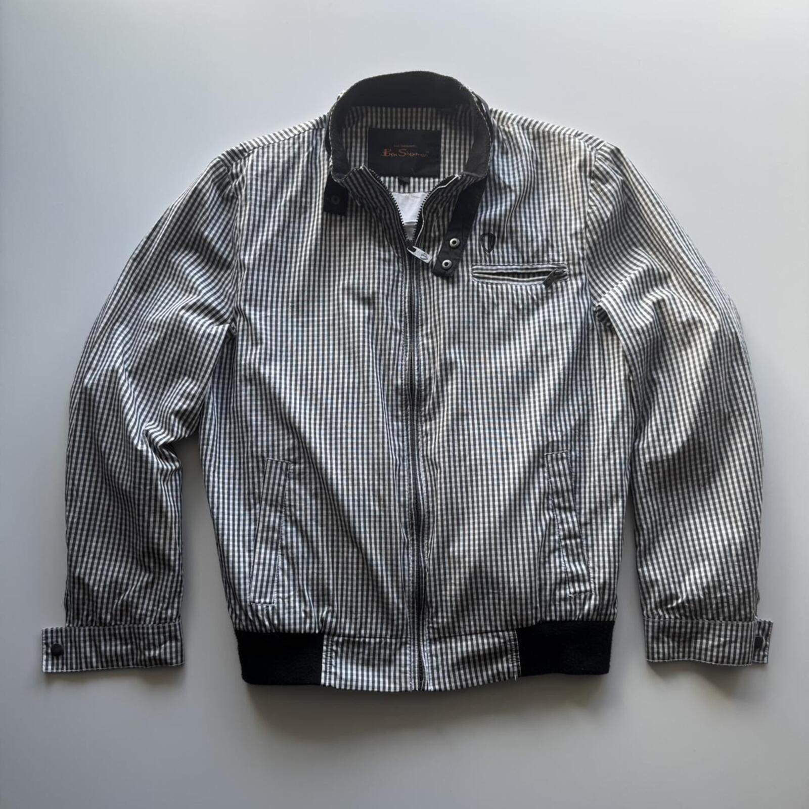 Ben Sherman Gingham Harrington Jacket