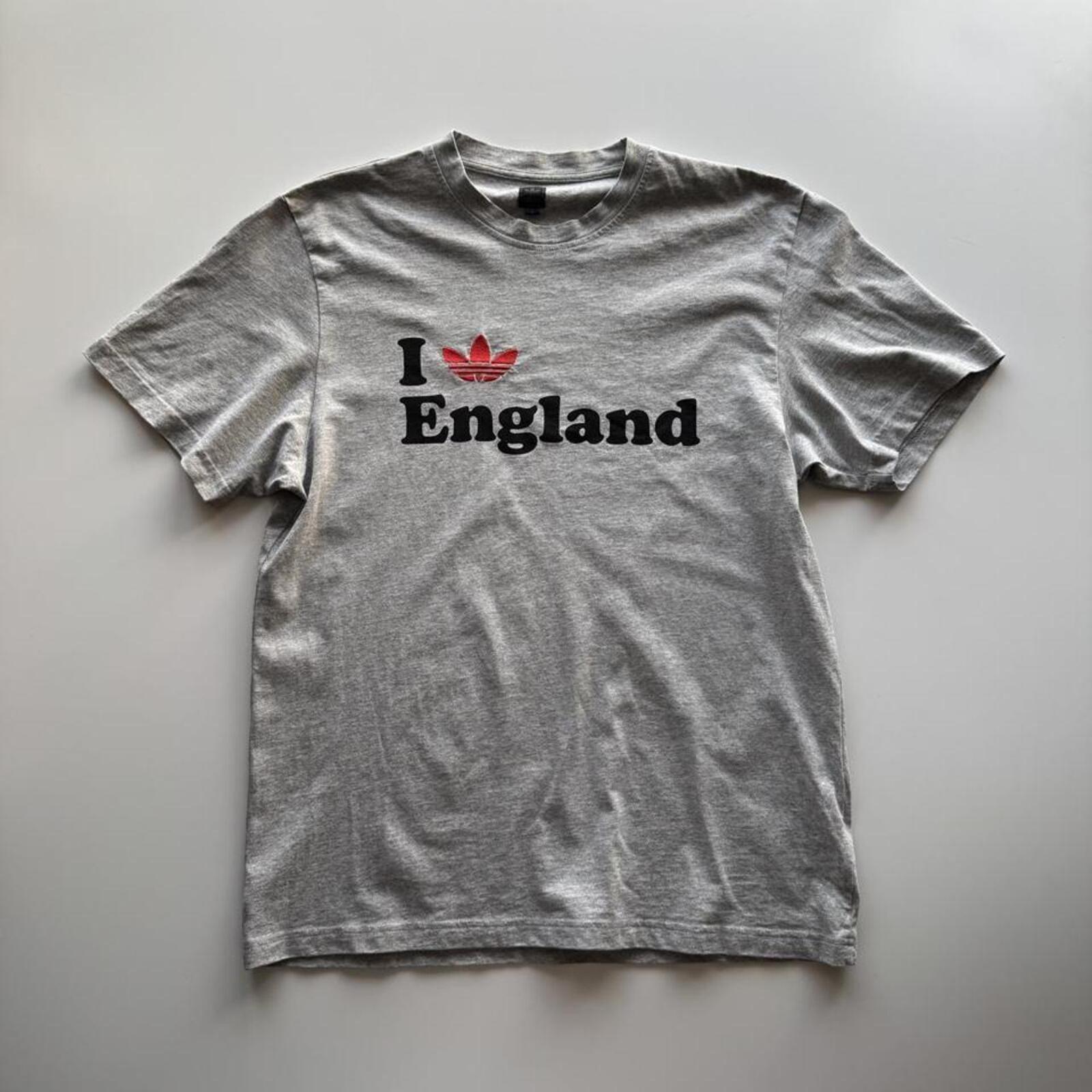 2007 Adidas Originals “I Love England” graphic t-shirt
