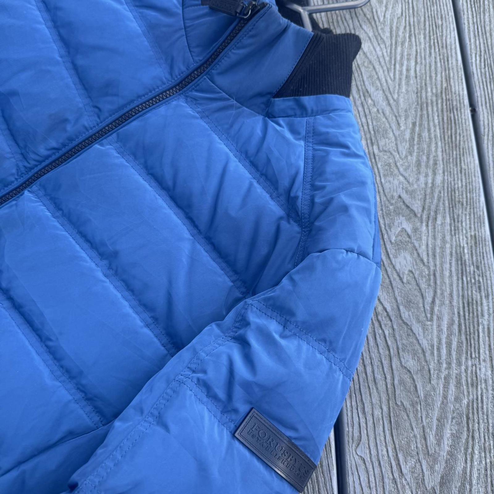 FUBU Sport Graphic Puffer Jacket – Blue