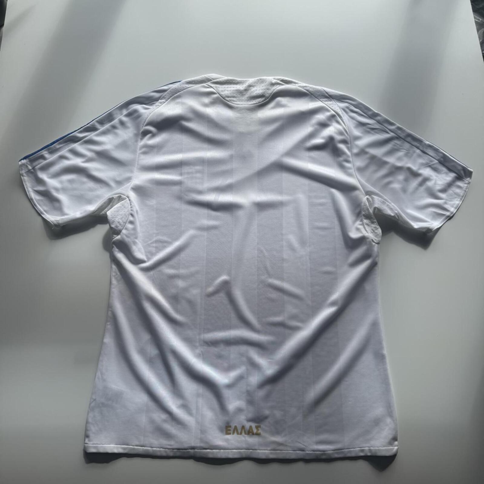 2008 Adidas Greece National Team Home Football Shirt