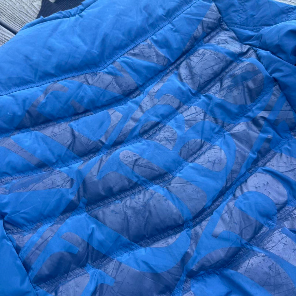 FUBU Sport Graphic Puffer Jacket – Blue