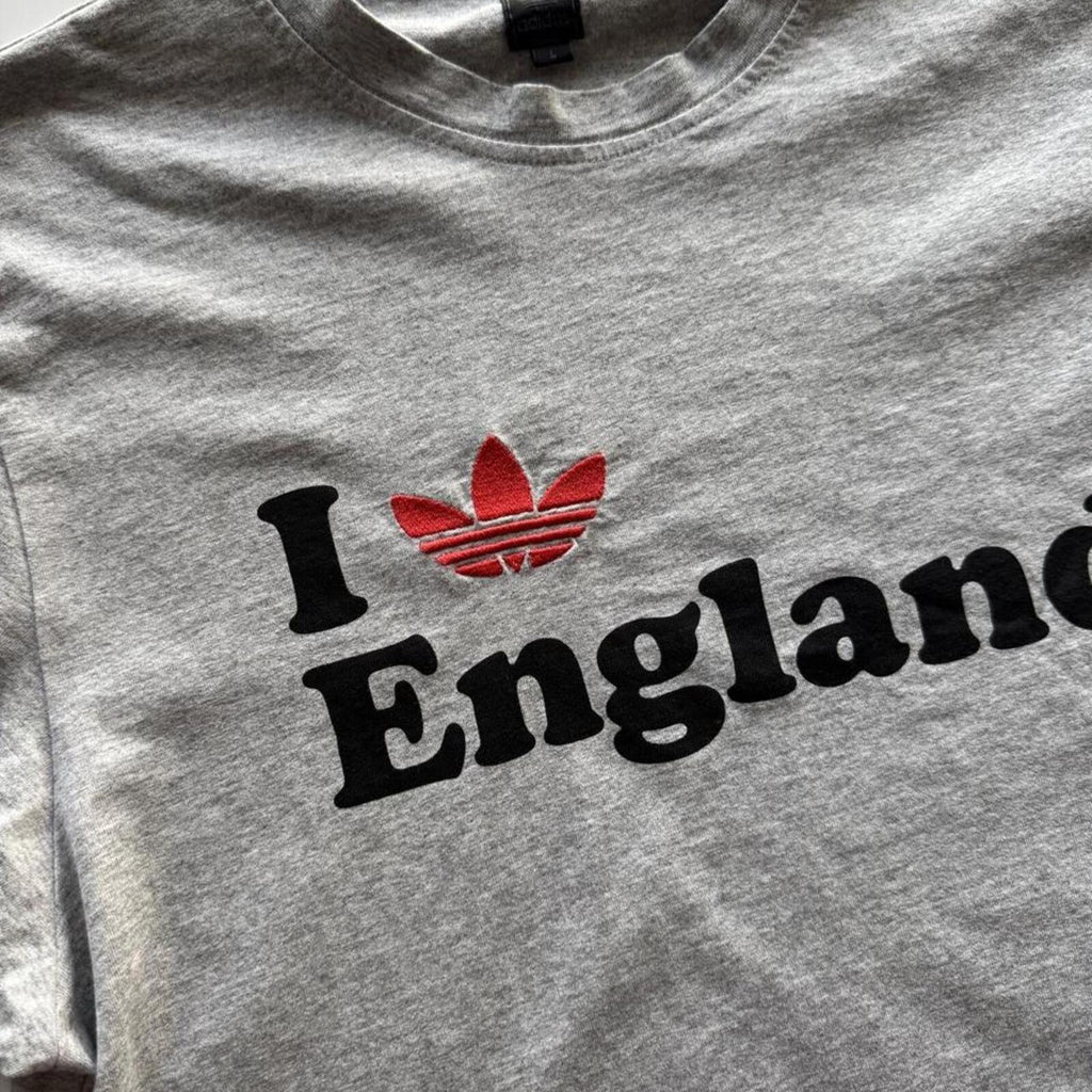 2007 Adidas Originals “I Love England” graphic t-shirt