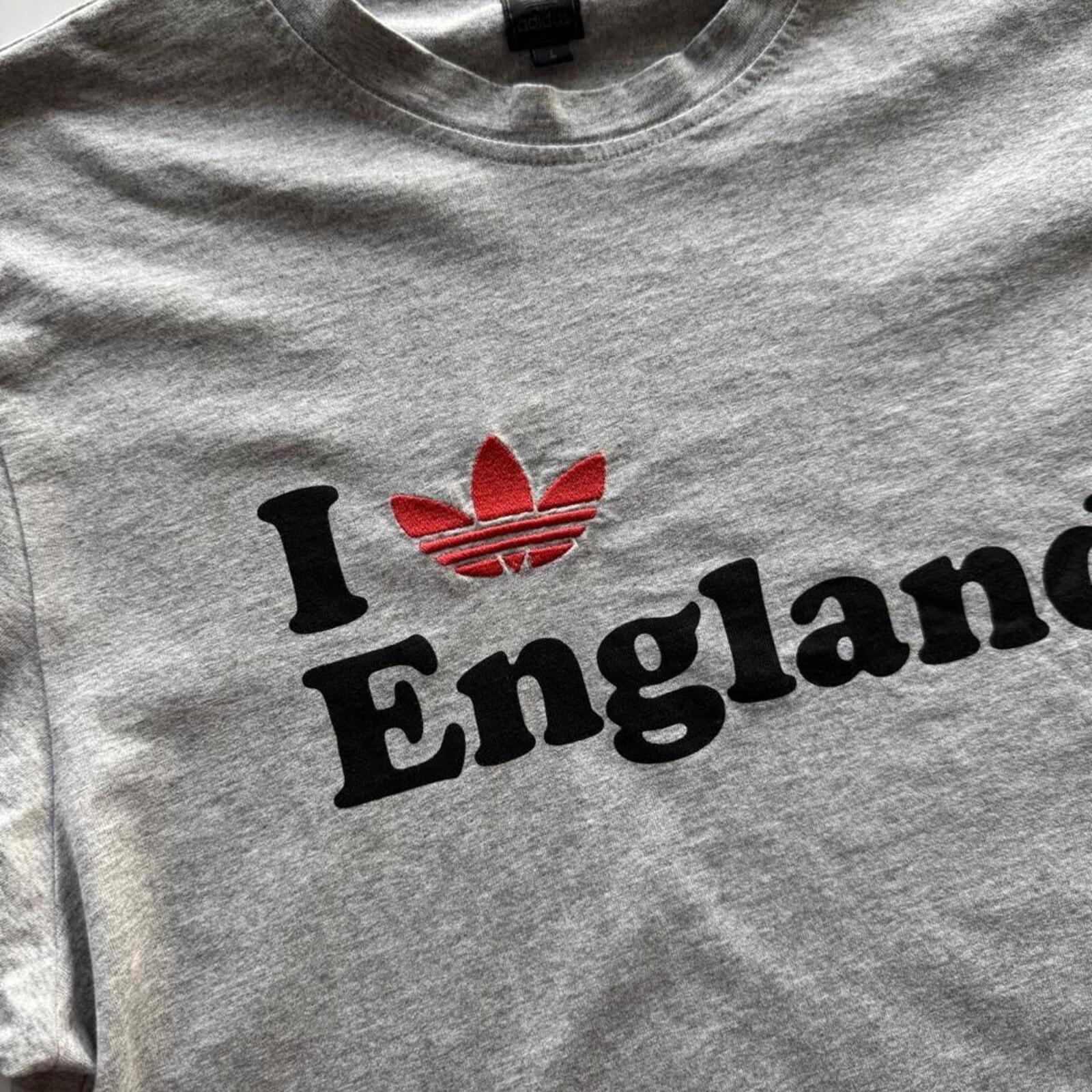 2007 Adidas Originals “I Love England” graphic t-shirt