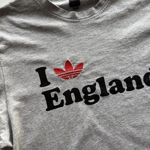 2007 Adidas Originals “I Love England” graphic t-shirt