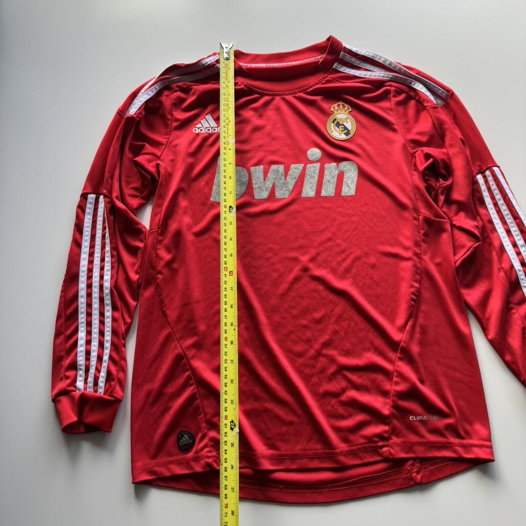 Adidas Real Madrid Red Benzema #9 Long Sleeve Shirt