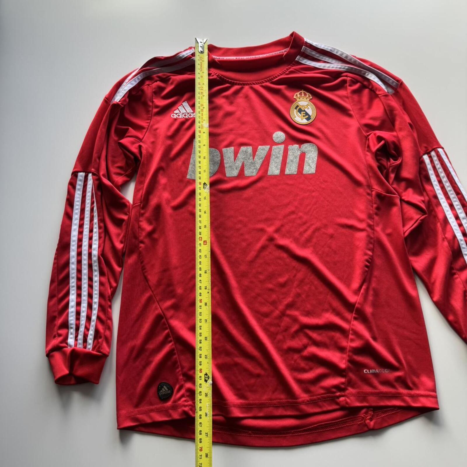 Adidas Real Madrid Red Benzema #9 Long Sleeve Shirt