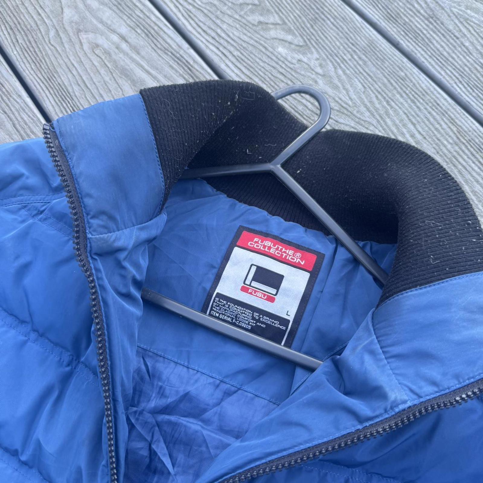 FUBU Sport Graphic Puffer Jacket – Blue