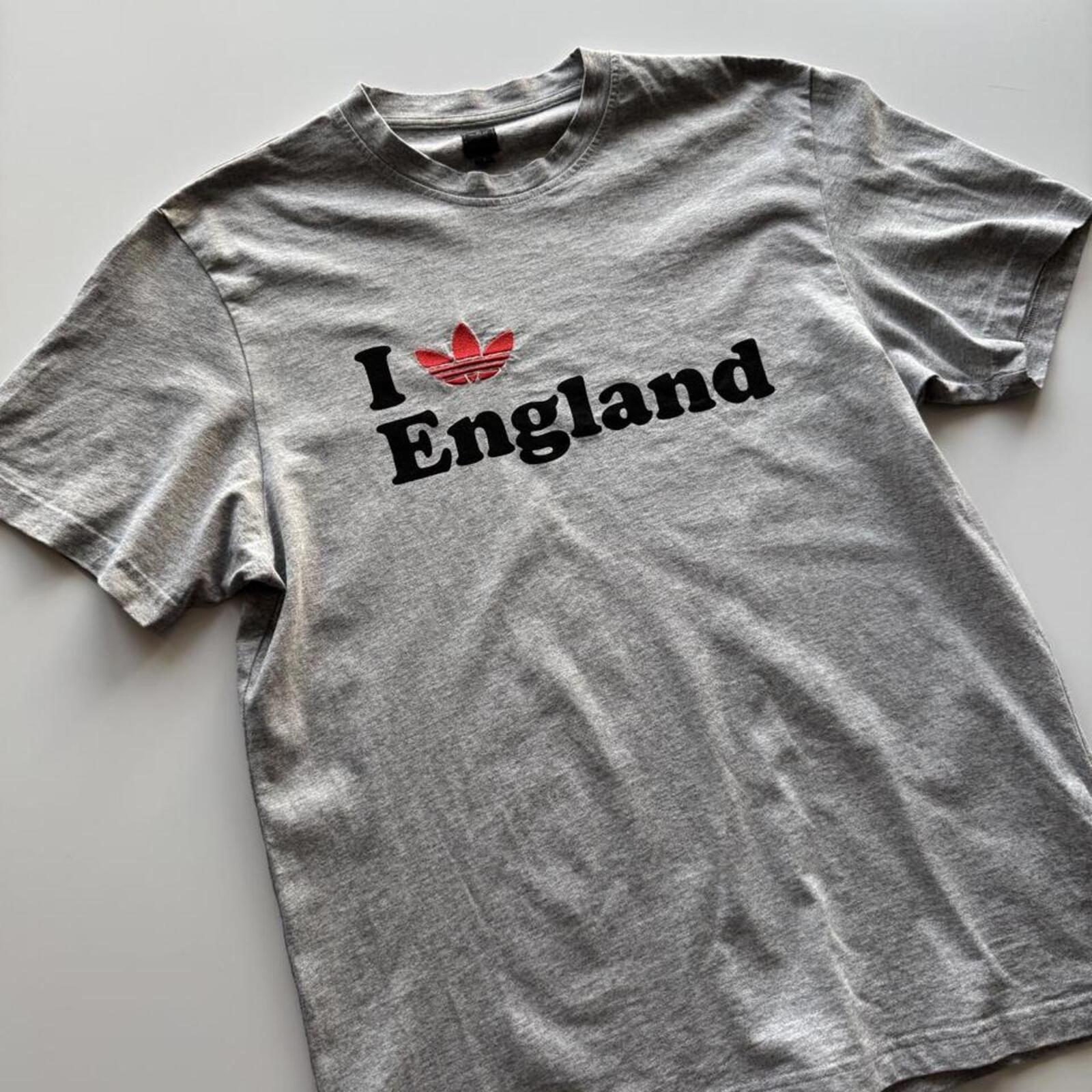 2007 Adidas Originals “I Love England” graphic t-shirt