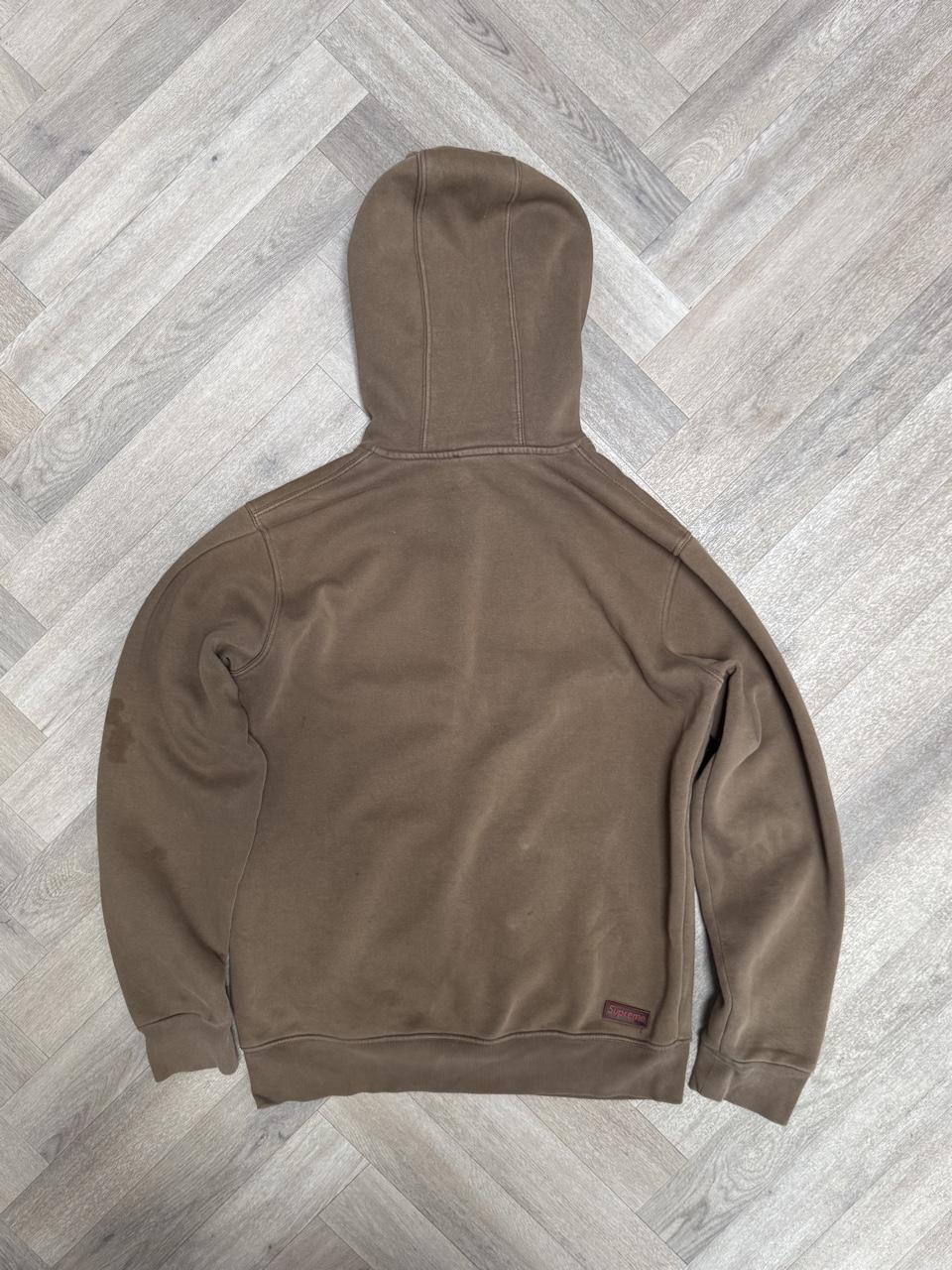 Vintage 90s Supreme Grip Box Logo Heavyweight Pullover Hoodie – Grey – Size L – Image 3 – George's Vintage