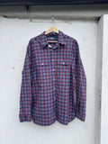 Vintage Polo Ralph Lauren US-RL Naval Reserve Tartan Plaid Utility Shirt – Size L – George's Vintage