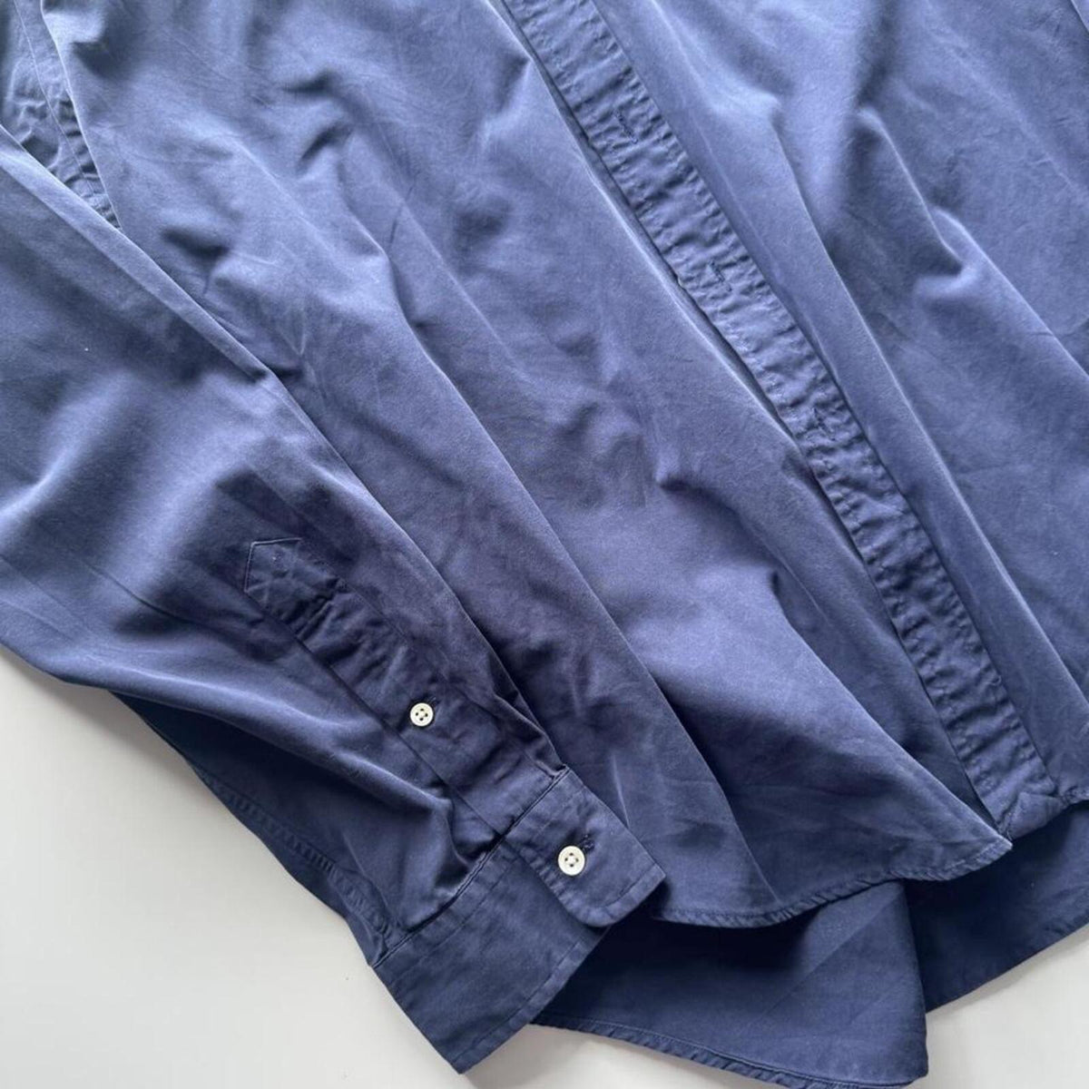 Polo Ralph Lauren Classic Fit Oxford Button-Up Shirt – Blue Check – Size XL – Image 2 – George's Vintage