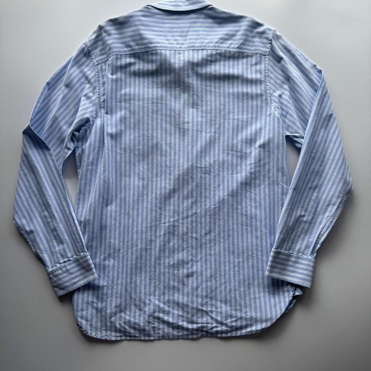 Timberland Earthkeepers Organic Cotton Striped Button-Up Shirt – Blue – Size XL – Image 5 – George's Vintage