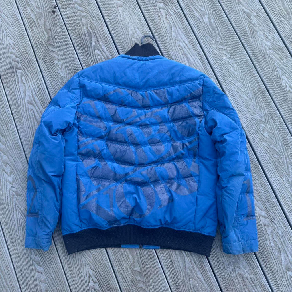 FUBU Sport Graphic Puffer Jacket – Blue