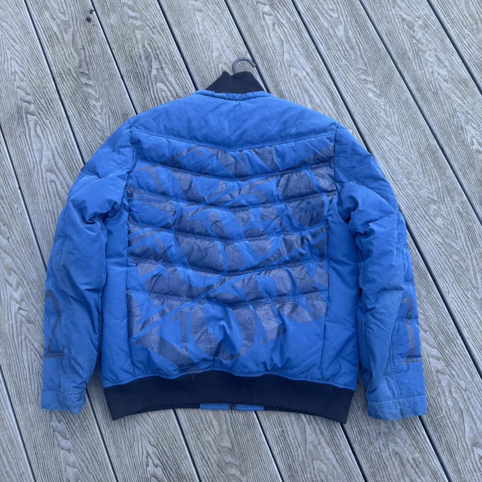 FUBU Sport Graphic Puffer Jacket – Blue