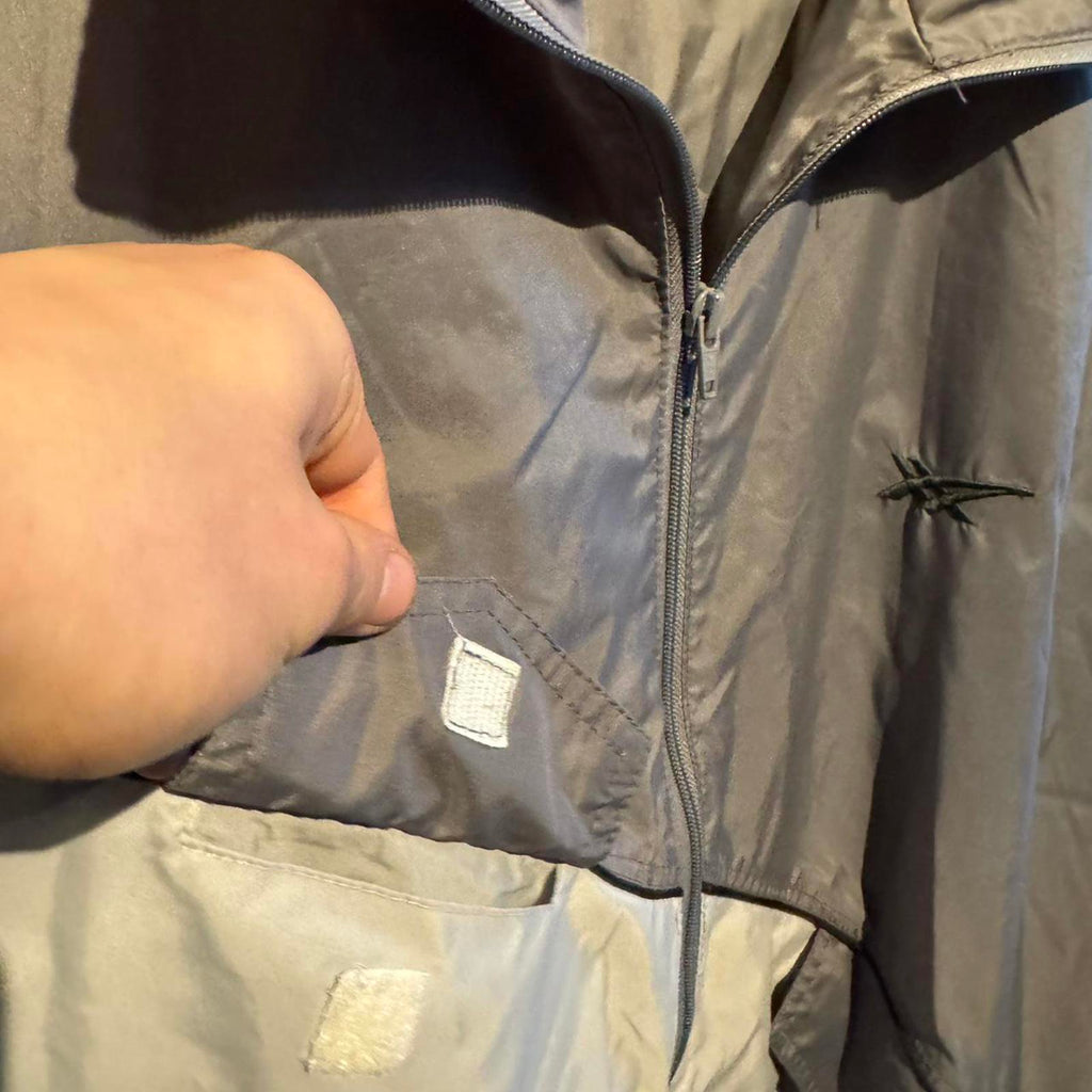 ASICS Tiger Windbreaker Jacket – Grey/Cream – XL
