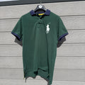 Polo Ralph Lauren Green Big Pony Polo Shirt – Custom Fit (M)