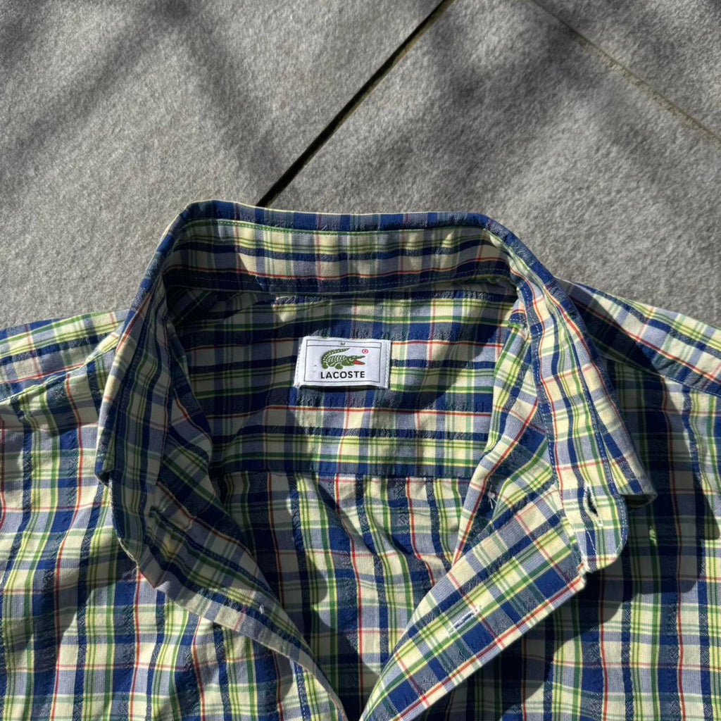 Lacoste Short Sleeve Check Shirt