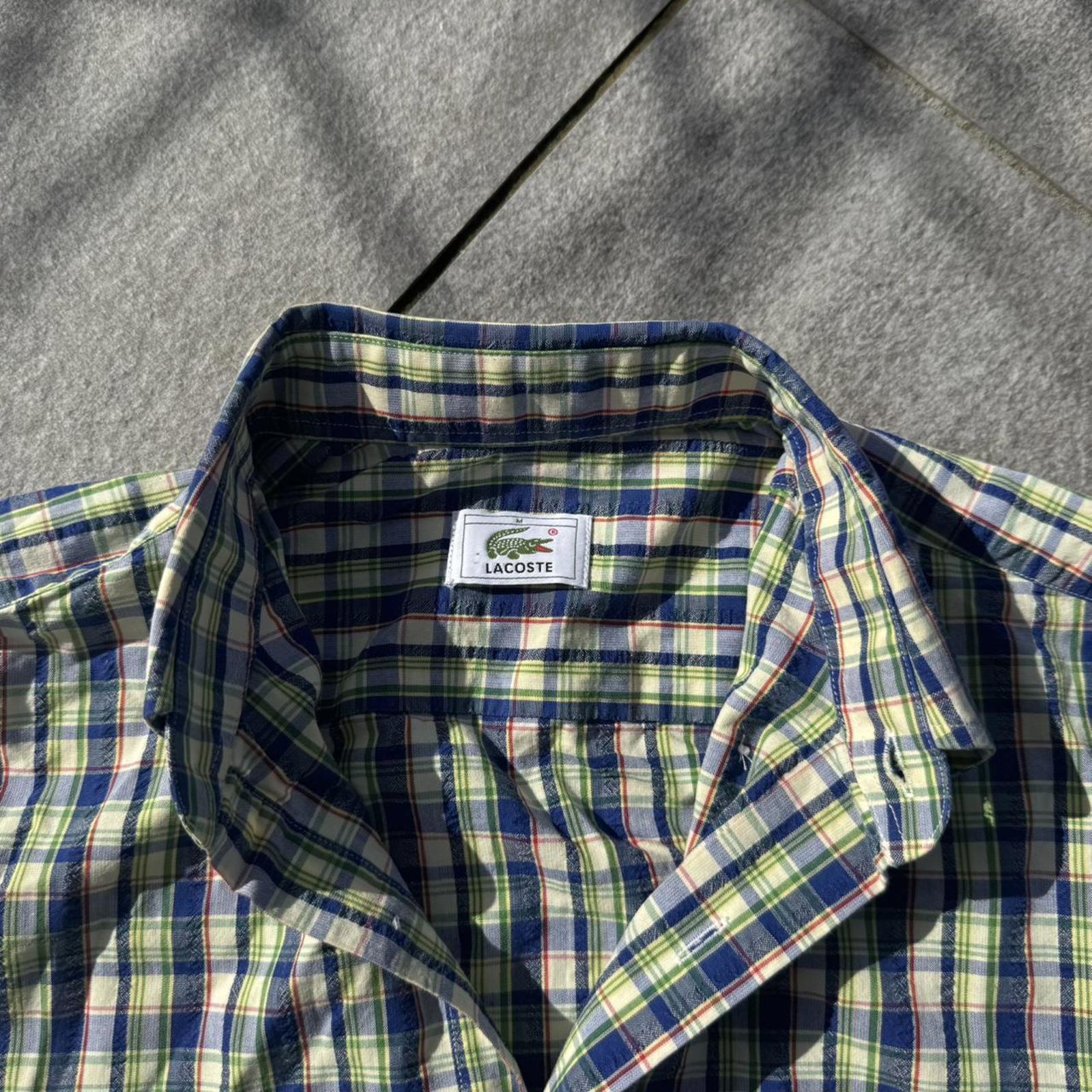 Lacoste Short Sleeve Check Shirt