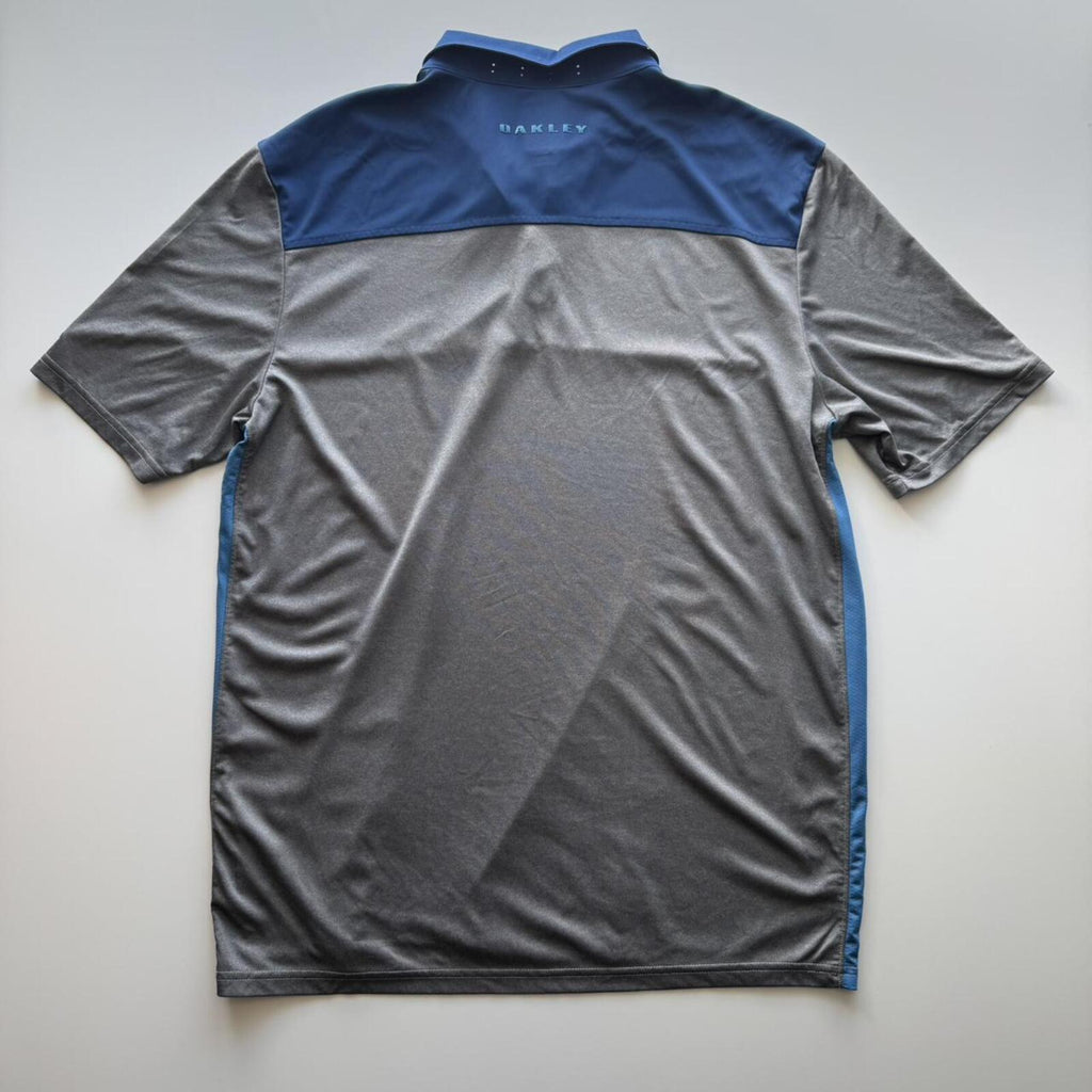 Oakley Performance Polo Shirt Blue/Grey