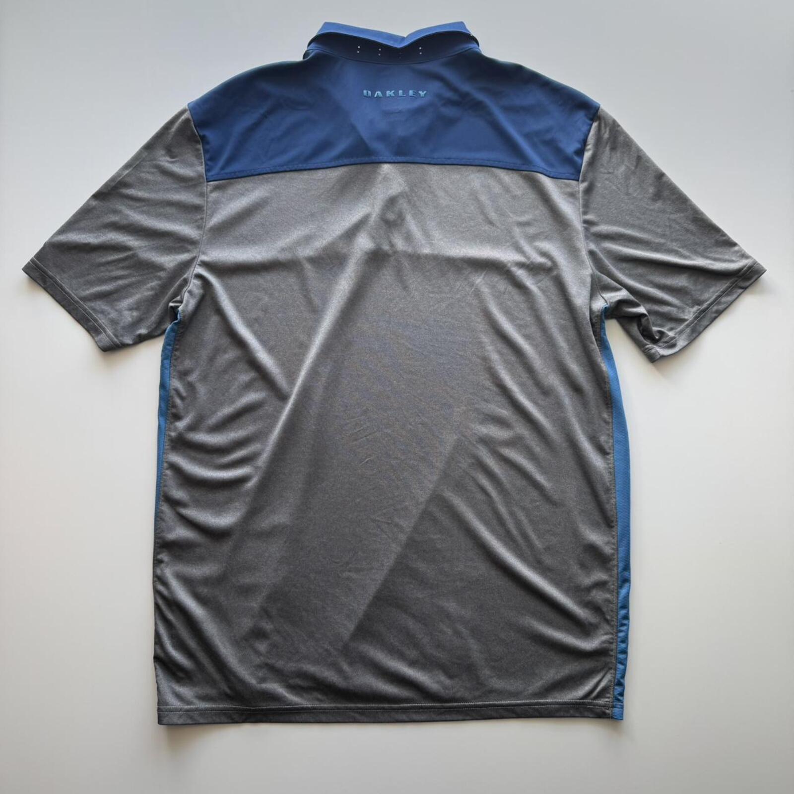 Oakley Performance Polo Shirt Blue/Grey