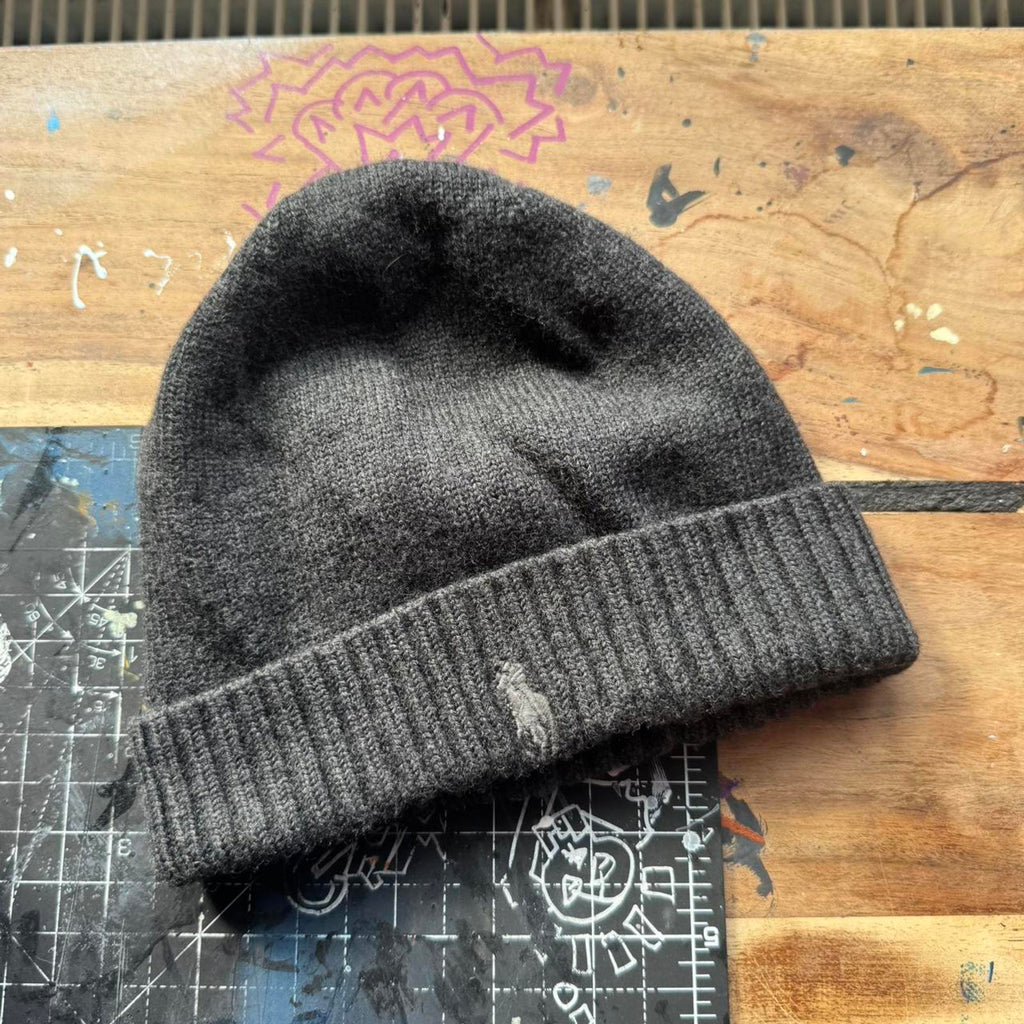 Polo Ralph Lauren Grey Knit Beanie