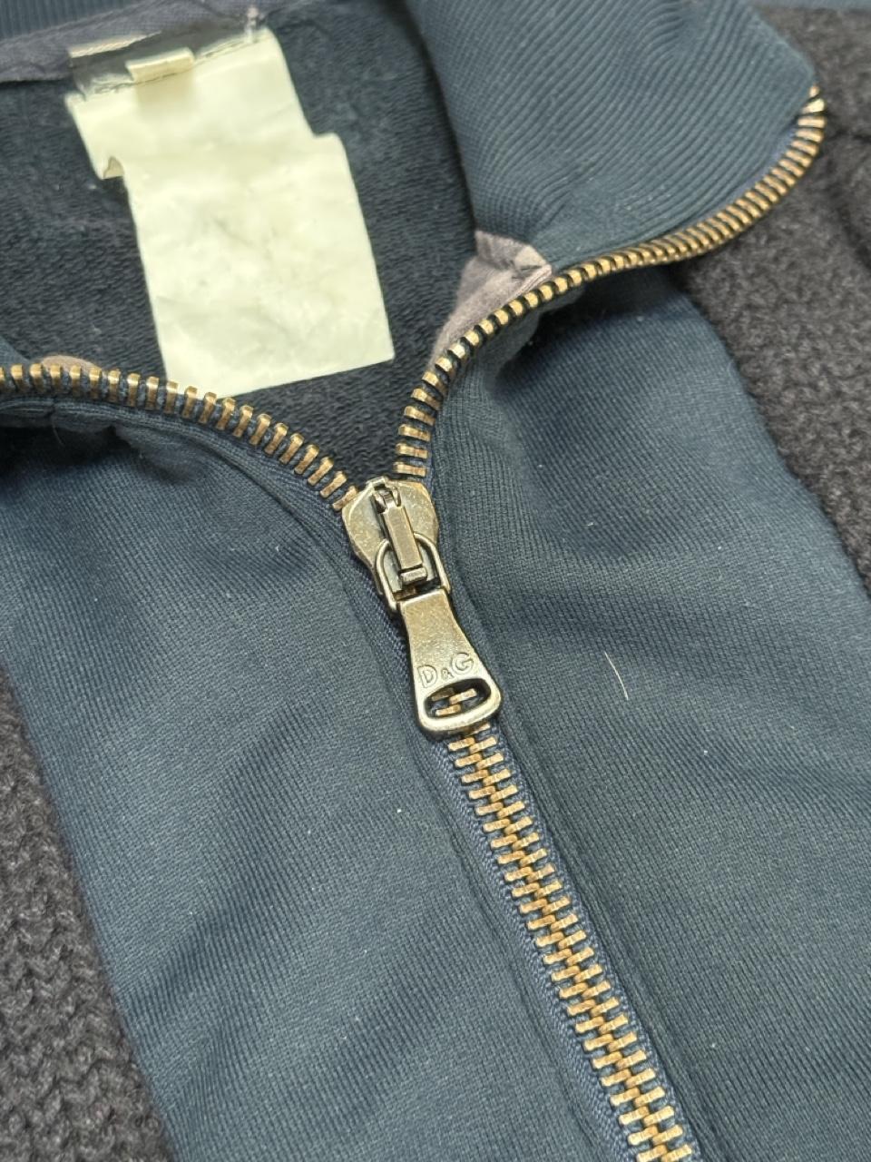 Archive 2000s D&G Dolce & Gabbana 'Indigo Sailor Dept #1' Full-Zip Track Jacket – Size L – Image 5 – George's Vintage