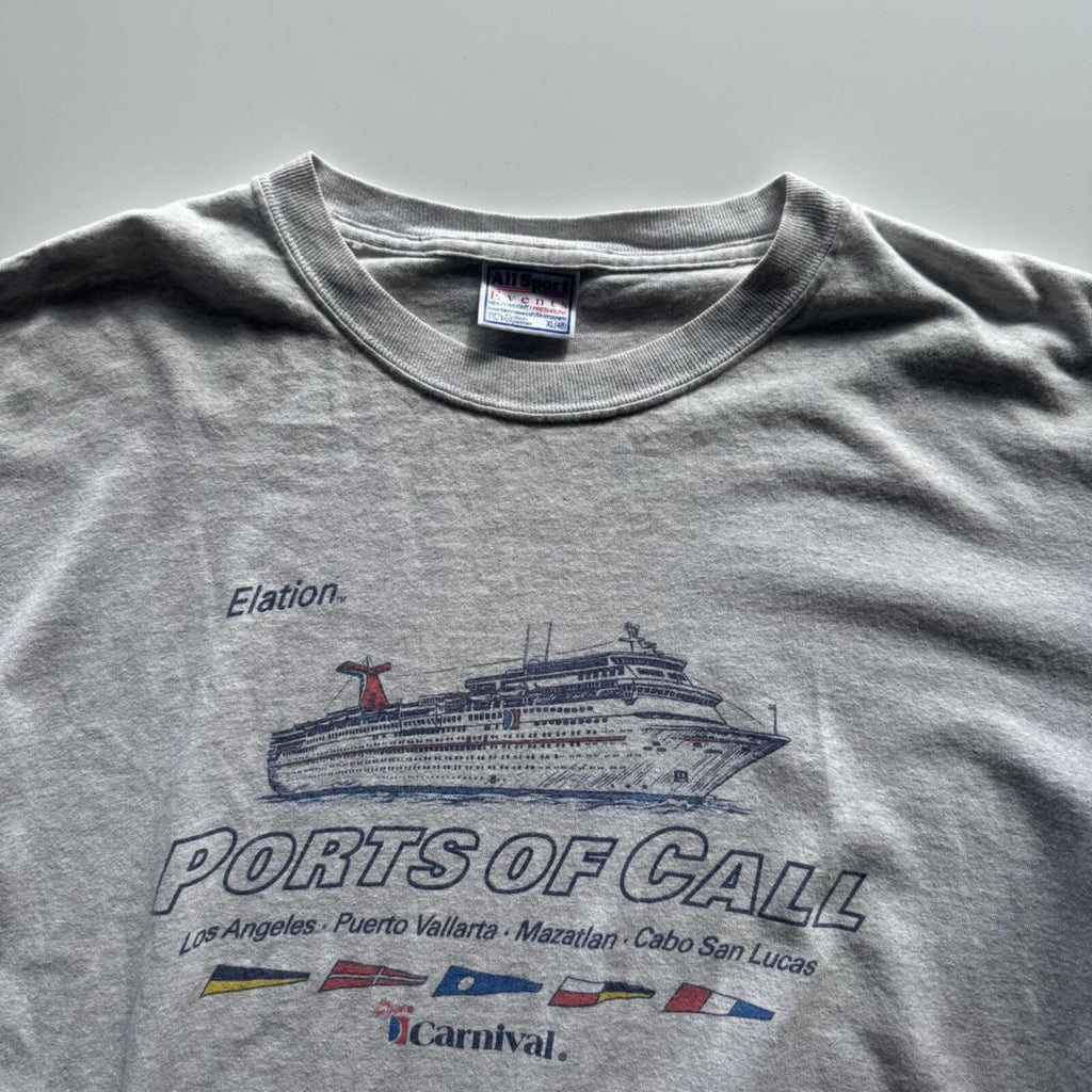 Vintage Carnival “Ports Of Call” Cruise T-Shirt