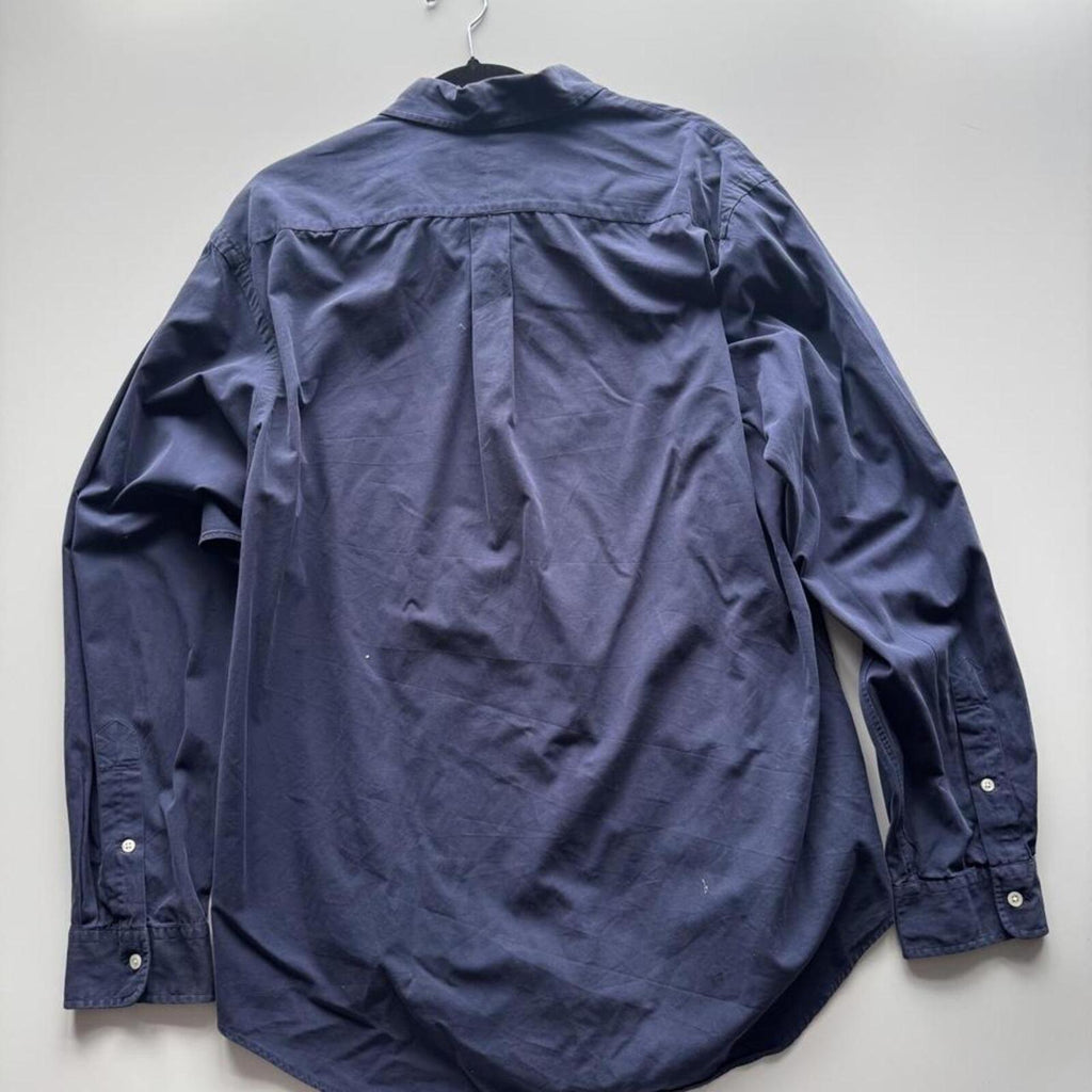 Polo Ralph Lauren Classic Fit Oxford Button-Up Shirt – Blue Check – Size XL – Image 7 – George's Vintage