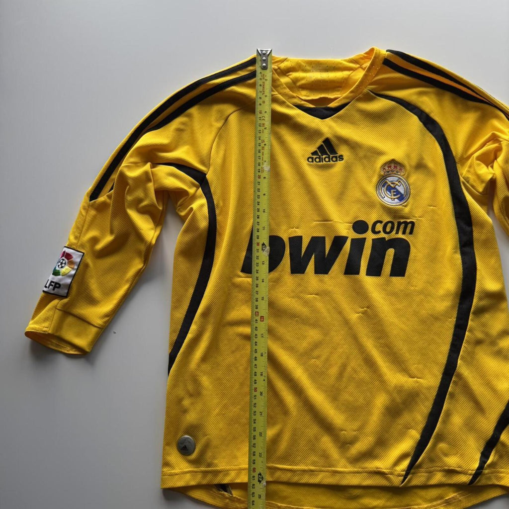 Adidas Real Madrid Yellow Long Sleeve Goalkeeper Shirt