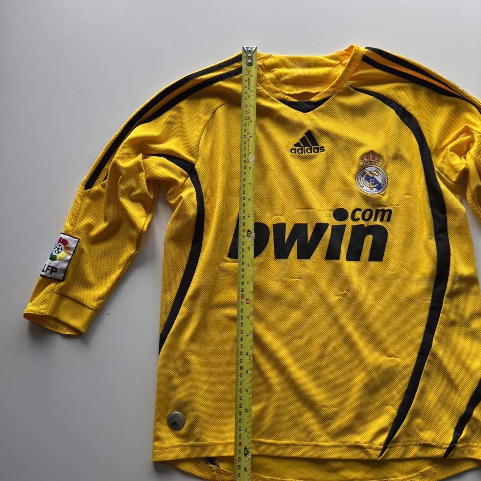 Adidas Real Madrid Yellow Long Sleeve Goalkeeper Shirt