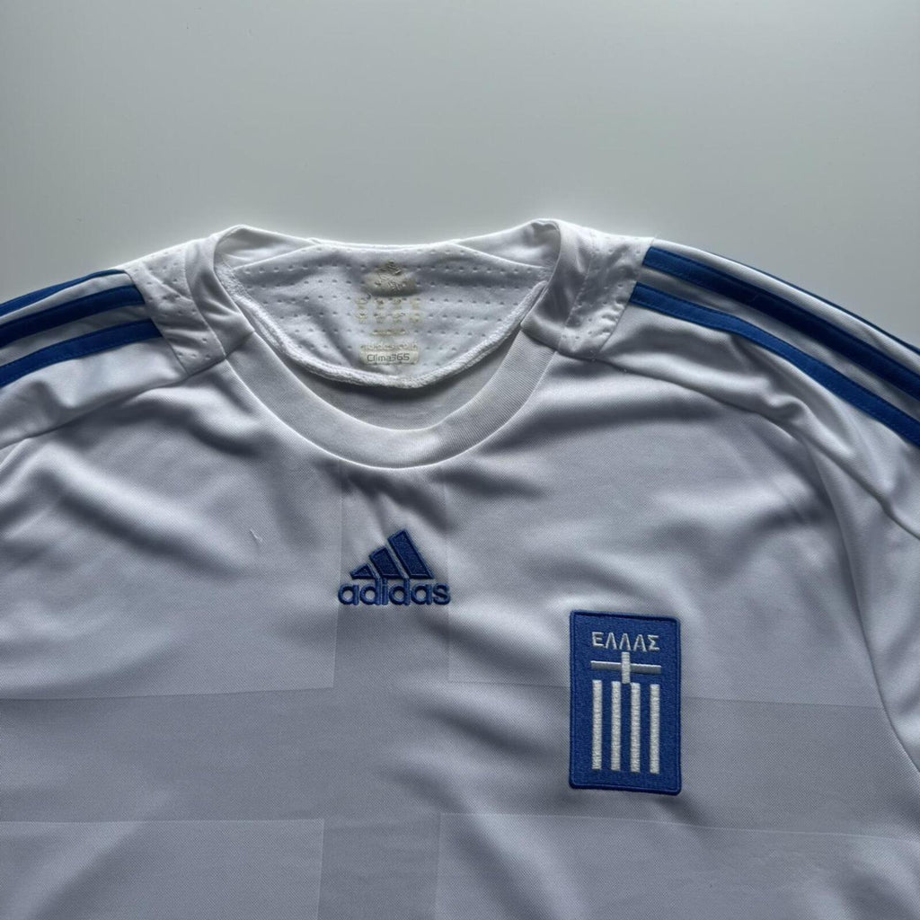 2008 Adidas Greece National Team Home Football Shirt