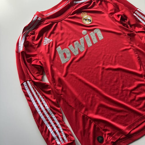Adidas Real Madrid Red Benzema #9 Long Sleeve Shirt