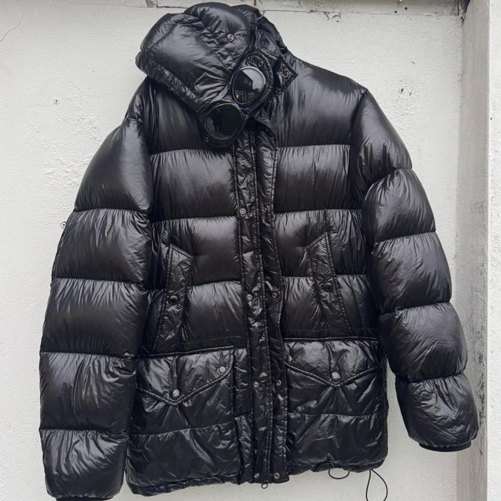 C.P. Company D.D. Shell Goggle Down Puffer Jacket – Black – Size 50 (L) – George's Vintage