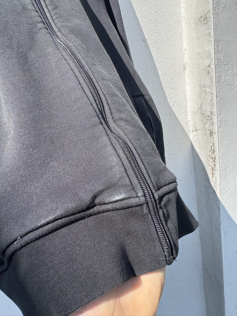 Lacoste Sport Full-Zip Fleece Track Hoodie – Black – Size XL – Image 6 – George's Vintage