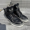 Adidas Originals High-Top Strap Trainers – Black & Grey – Size UK 9 – George's Vintage