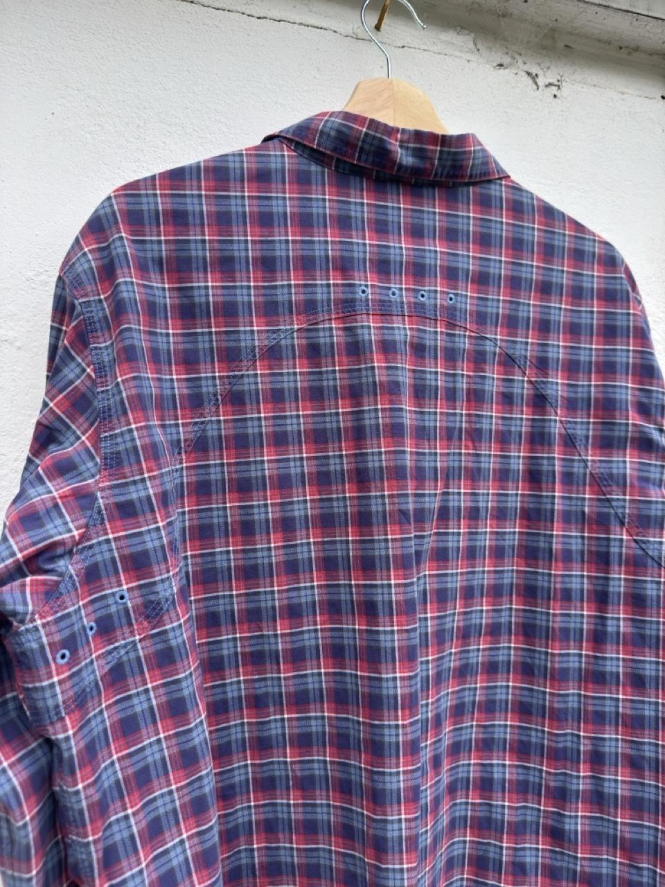 Vintage Polo Ralph Lauren US-RL Naval Reserve Tartan Plaid Utility Shirt – Size L – Image 6 – George's Vintage
