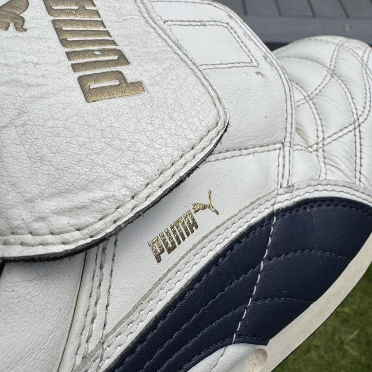 Vintage 2008 Puma v1.08 Astro Turf Football Trainers – Black & White – Size UK 7 – Image 5 – George's Vintage