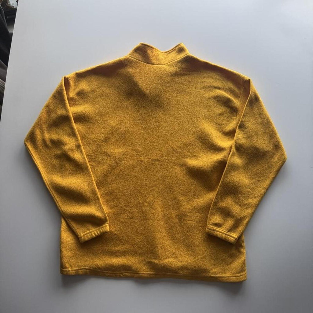 Vintage 90s Nike Made In USA Mini Swoosh Quarter Zip Fleece