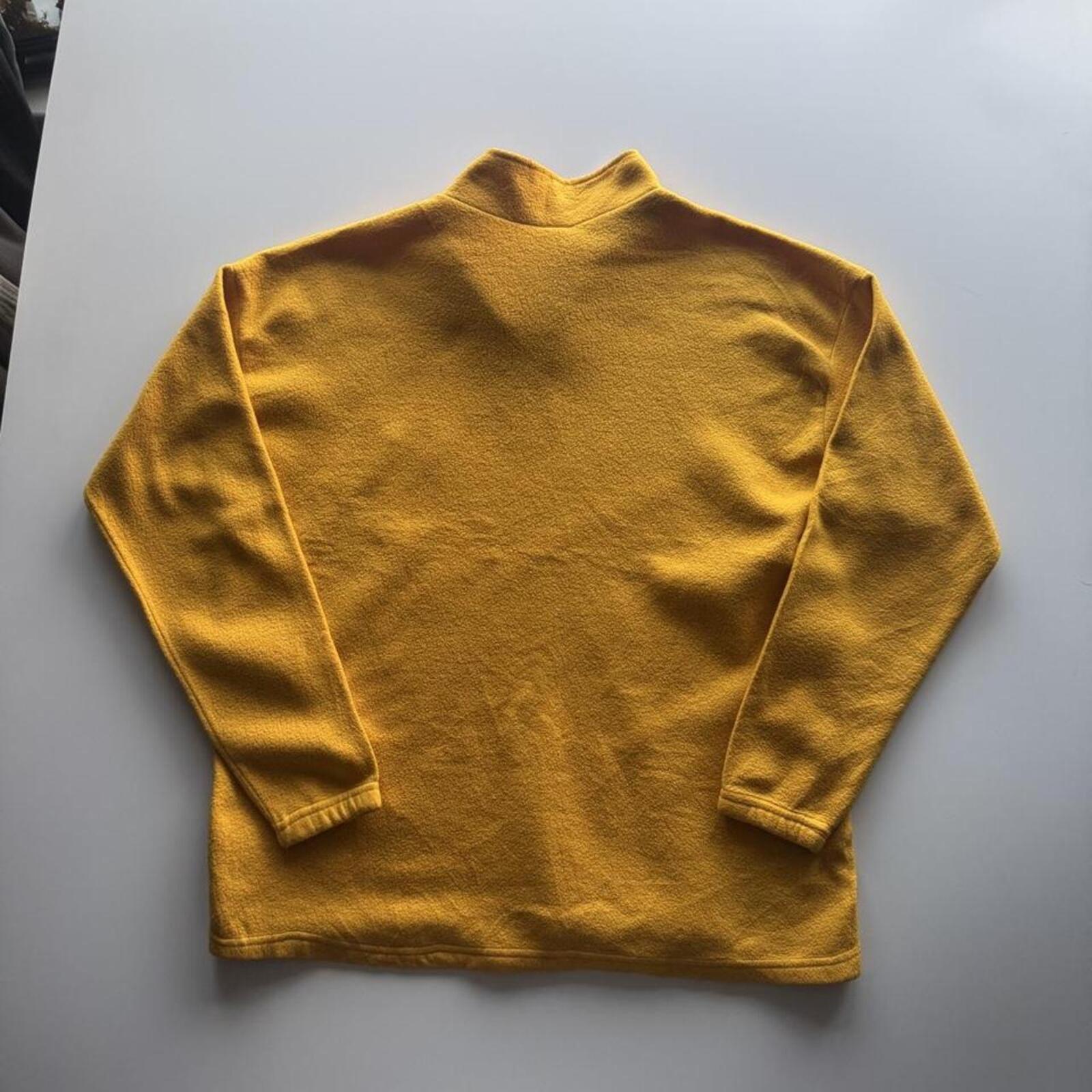Vintage 90s Nike Made In USA Mini Swoosh Quarter Zip Fleece